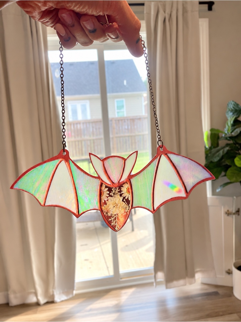 Hanging Bat Halloween Home Decor
